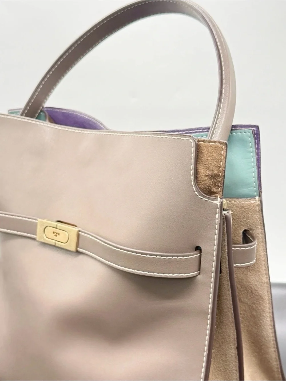 Tory Burch Lee Radziwill Large Double Bag - Clamshell
